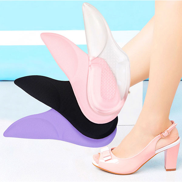Amazon Hot Selling Women High Heel Schuhe Transparente PU Gel Kissen Pad ZG -412