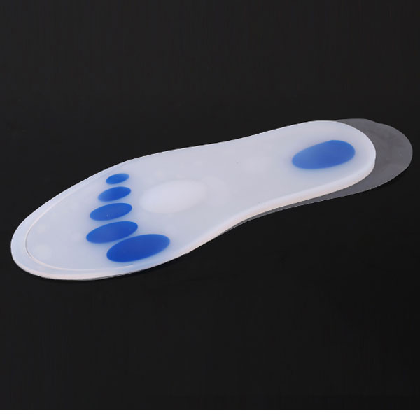 2018 Hot Selling Healthy Care Shock Absorption Plantar Fasciitis Pain Relief Medical Silicon Insole ZG -1885