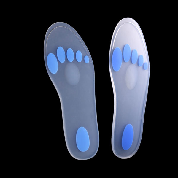 2018 Hot Selling Healthy Care Shock Absorption Plantar Fasciitis Pain Relief Medical Silicon Insole ZG -1885