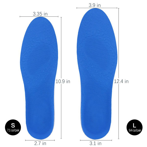 Sport Arch Support Schuhe Inserts Plantar Fasciitis Athletic Orthotics Insoles GEL Comfort Insole für Männer ZG -261