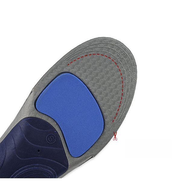 Gute Stoßdämpfung PU Schuheinlage Komfort Dekompression Polyurethan PU Sportschuh Einlagen ZG -391