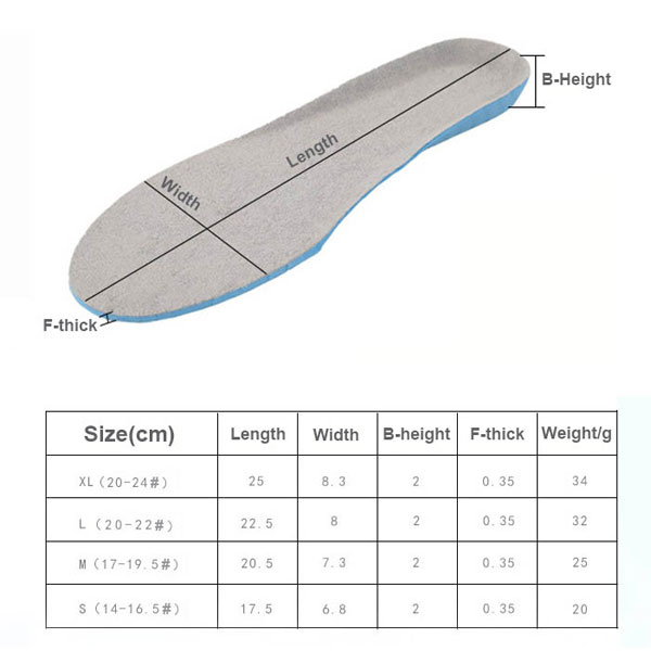 Großhandel Amazon Hot Sell Full Length Orthotic Foot Massage Customized Insoles ZG -460