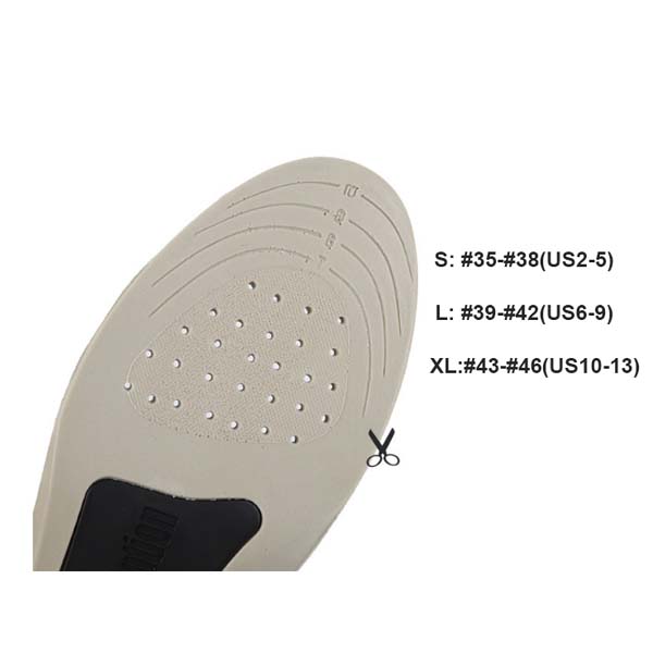 Custom PU Foam Foot Pad Arch Support für Sportschuhe ZG -208