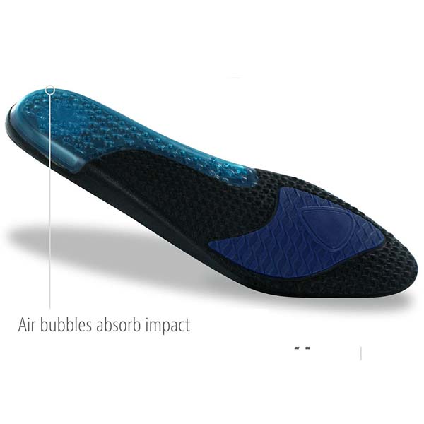 China Factory Air Cushion Sporty Shock Absorption Air Insoles For Men ZG -1826