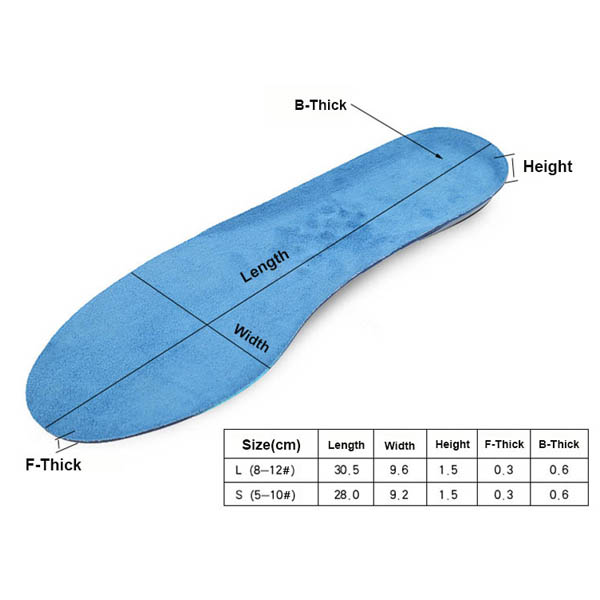 Factory price Removalable Stylish Step Insoles For Standing ZG -329
