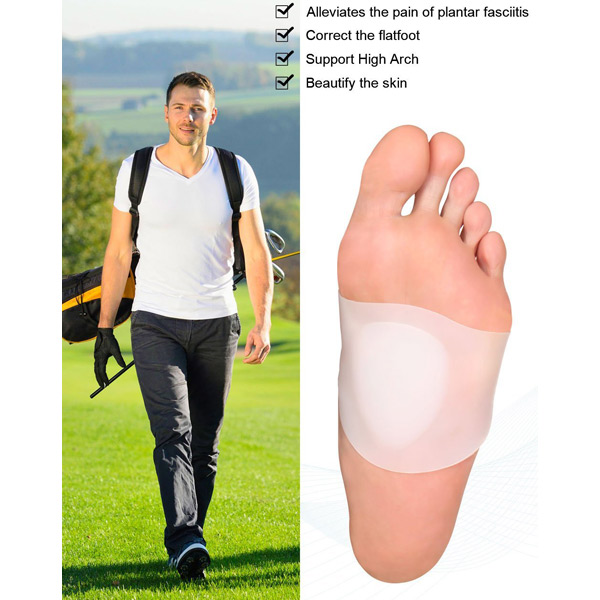 Soft Gel Protector Sleeves for Flat Foot Arch Support Kissen ZG -213