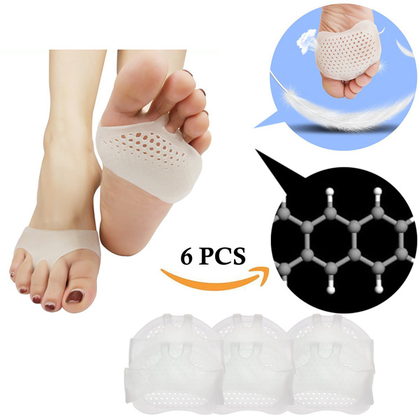 Metatarsal Pads Ball of Foot Cushion Atmungsable Soft Gel for Diabetic Feet Callus Blisters Forefoot Pain ZG -246