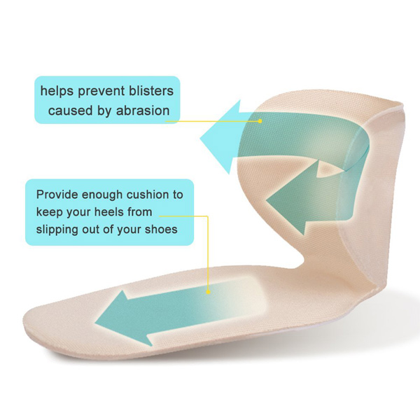 Self Sticky Heel Pain Relief Pads Adhesive Gel Insole ZG -230