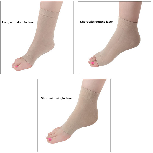 High Quality Custom Nylon Sockes for Women Men Medical Graduated Performance Sports Running Compression Socks ZG -308