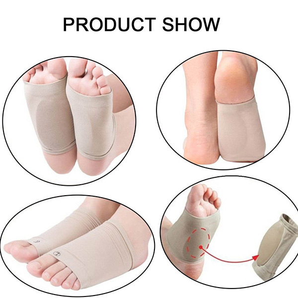 Arch Support Sleeve Flat Feet Orthotics Socken Kissen Gel Plantar Fasciitis Socken ZG -1803