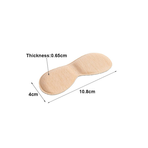 1 Pair Self Adhesive 4D Nachricht Soft Sponge Foot Care Heel Shoe Protector ZG -355