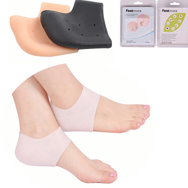 Silikon Gel Heel Sock Protector für trockene rissige Haut feuchtigkeitsspendende Fußpflege mit Antirutschkissenpolster ZG -403