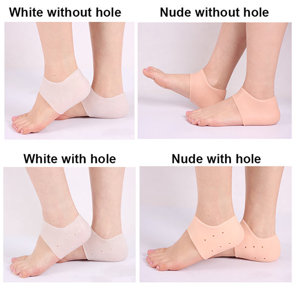 Silikon Gel Heel Sock Protector für trockene rissige Haut feuchtigkeitsspendende Fußpflege mit Antirutschkissenpolster ZG -403