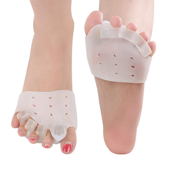 Gel Forefoot Metatarsal Pads Silicon Half Yard Pain Relief Massage Anti Slip Cushion Forefoot Unterstützt Foot Care ZG -307