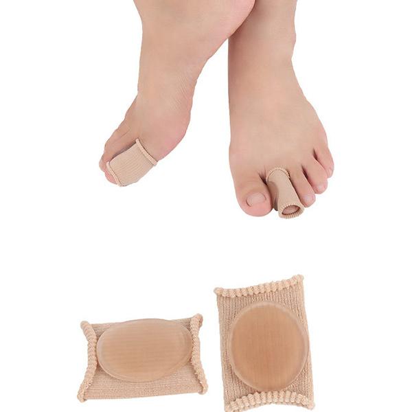 Neue Arrival Foot Care Fabric Toe Corrector Soft Silicone SEBS Gel Toe Separators ZG -423