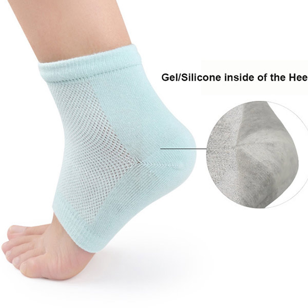 Amazon Hot Foot Care Whitening Moisture Crack Silicone Gel Kissen Socken ZG -S11