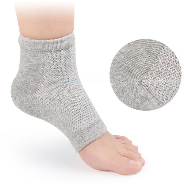 Silikon Whiten Exfolating Moisturizing Fußschutz Kühl Gel Socken ZG -S12