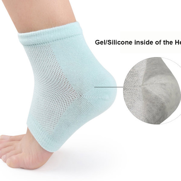 Silikon Whiten Exfolating Moisturizing Fußschutz Kühl Gel Socken ZG -S12